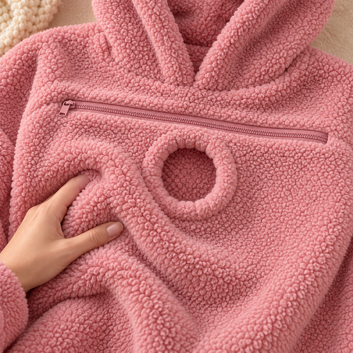 Thick fleece warmth, instantly