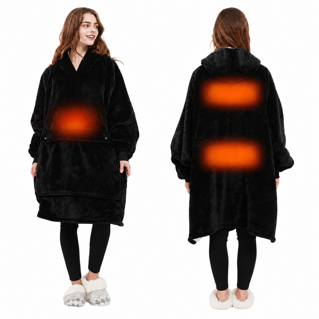 BardiHeat heated fleece with one front and two rear heating zones