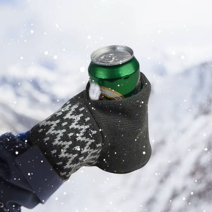 Cold drink, cosy hand