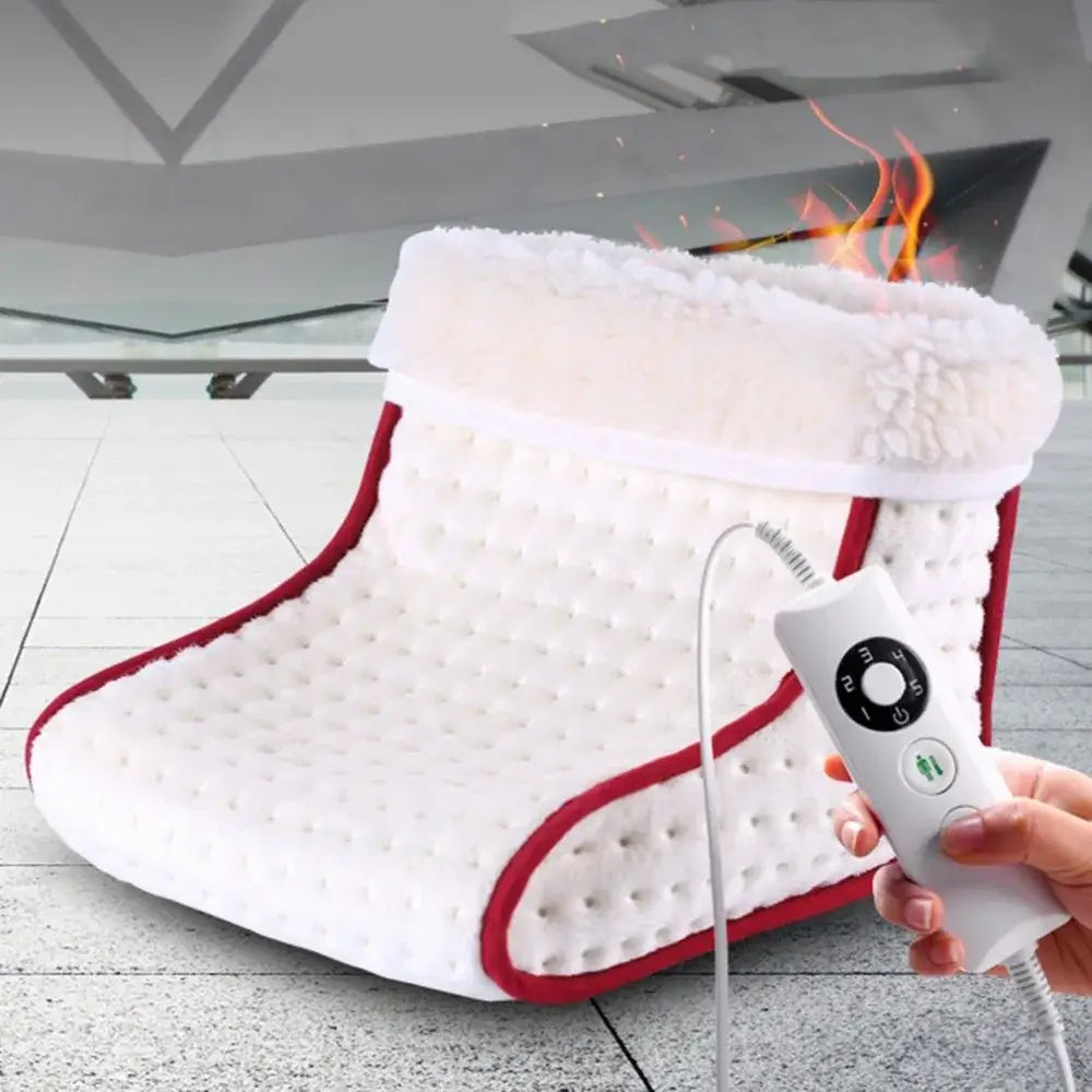 Heated foot warmer and temperature controller