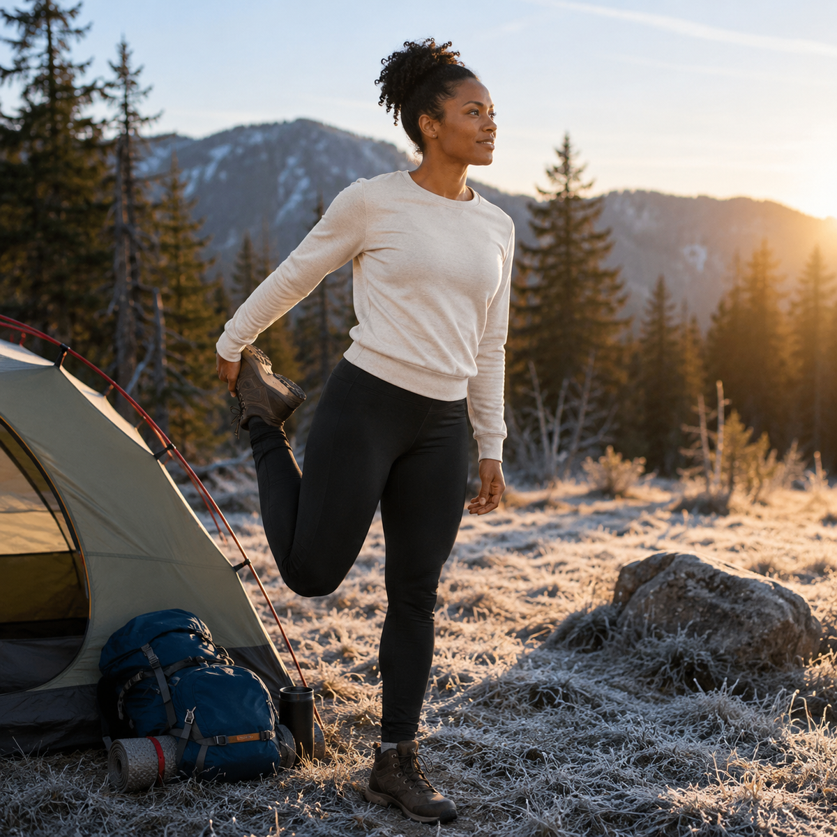 Heated Thermal Layers trousers – cold campsite lifestyle