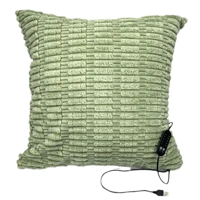 Green USB heated cushion