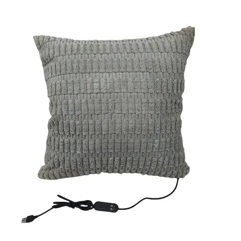 Light Grey USB heated cushion