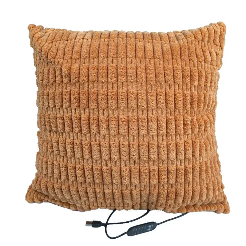 Orange USB heated cushion