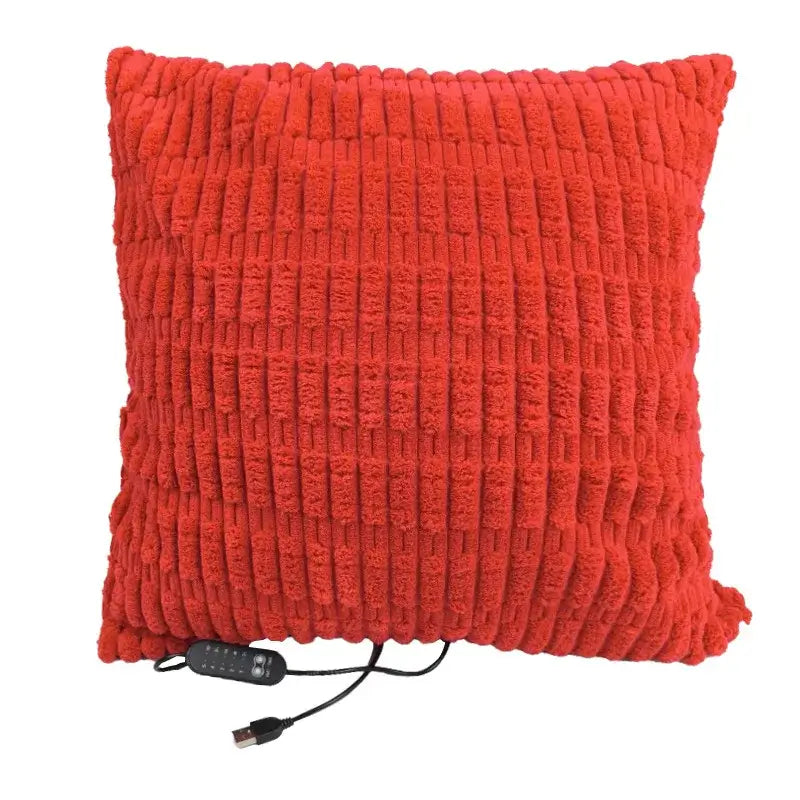 Red USB heated cushion