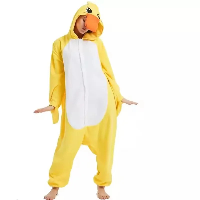 Front view of the Yellow Duck Onesie